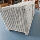 Banc rangement rotin