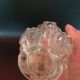 Flacon verre ciselé vintage diffuseur de parfum ancien