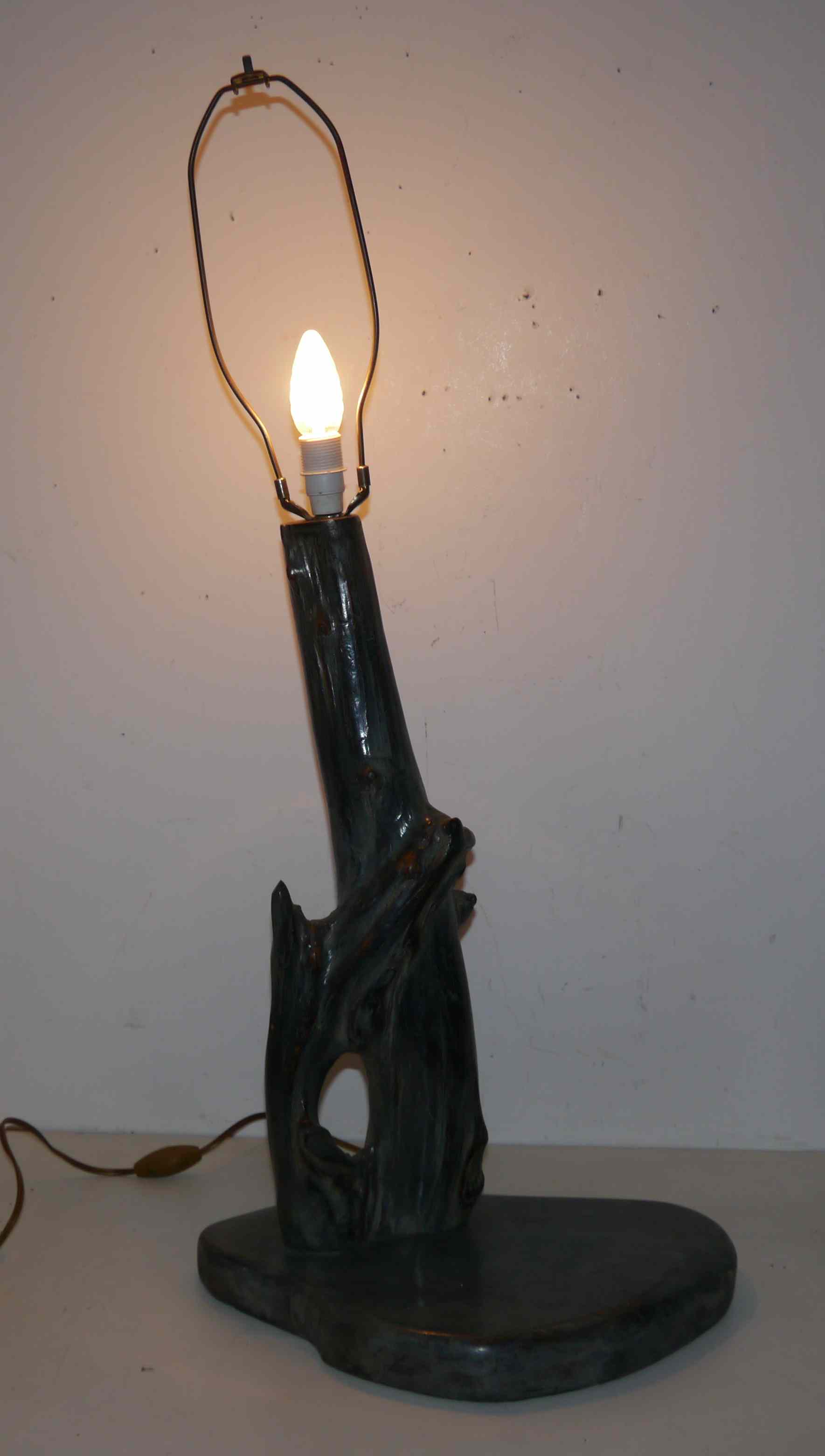 Lamp signed « Michel De Closets - Vancouver (Canada) - 1957 »