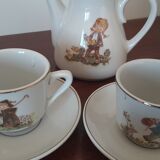 Dinette ancienne en porcelaine