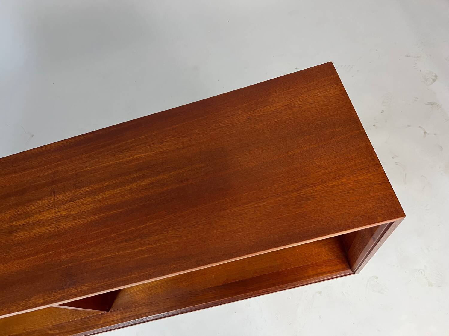 Vintage teak sideboard lowboard shelf bookcase 60s