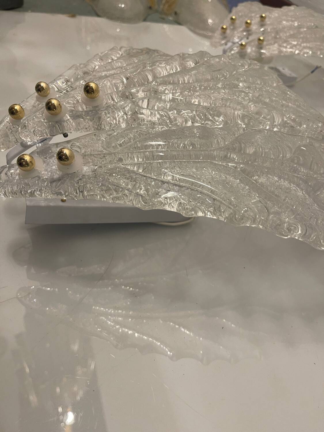 Large Murano Glass Sconces