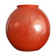 Italian Guido Andloviz big orange ceramic vase, 1940s