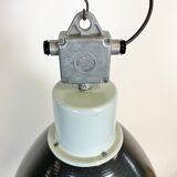 Large Industrial Enamel Factory Pendant Lamp from Elektrosvit, 1960s