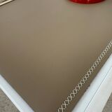 Bureau contemporain design italien  Andrea Lucatello pour Cattelan Italia modèle Qwerty bois et cuir