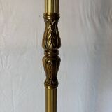 Lampadaire, torchère en laiton à décor néoclassique, style Empire