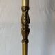 Floor lamp, brass torchère with neoclassical decoration, Empire style.