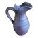 Old Iridescent Terracotta Pitcher Vintage Kitchen #D966