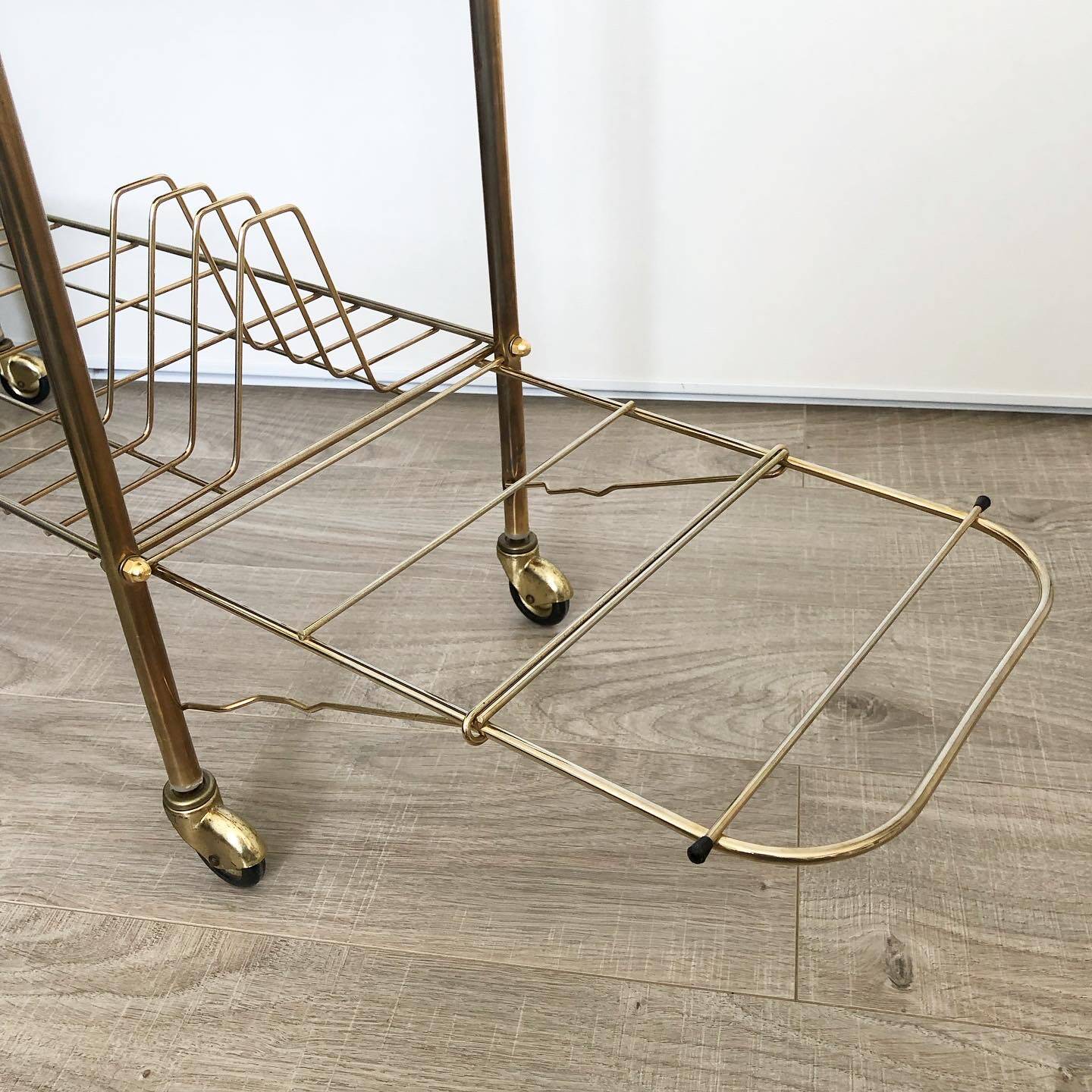 Vintage vinyl trolley