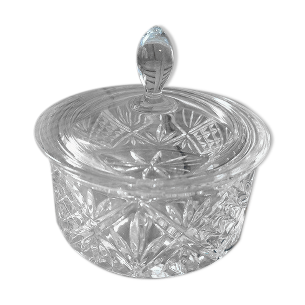 Sucrier en verre vintage - Brocante en ligne