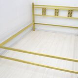 Mid-Century Modern Italian Gold Brass and Bronze Double Beb, 1970