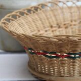 Vintage wicker basket