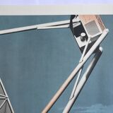 Set of 4 original lithographs by Peter Klasen, 1978. The air.