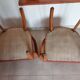 2 fauteuils bridge couleur terra cota