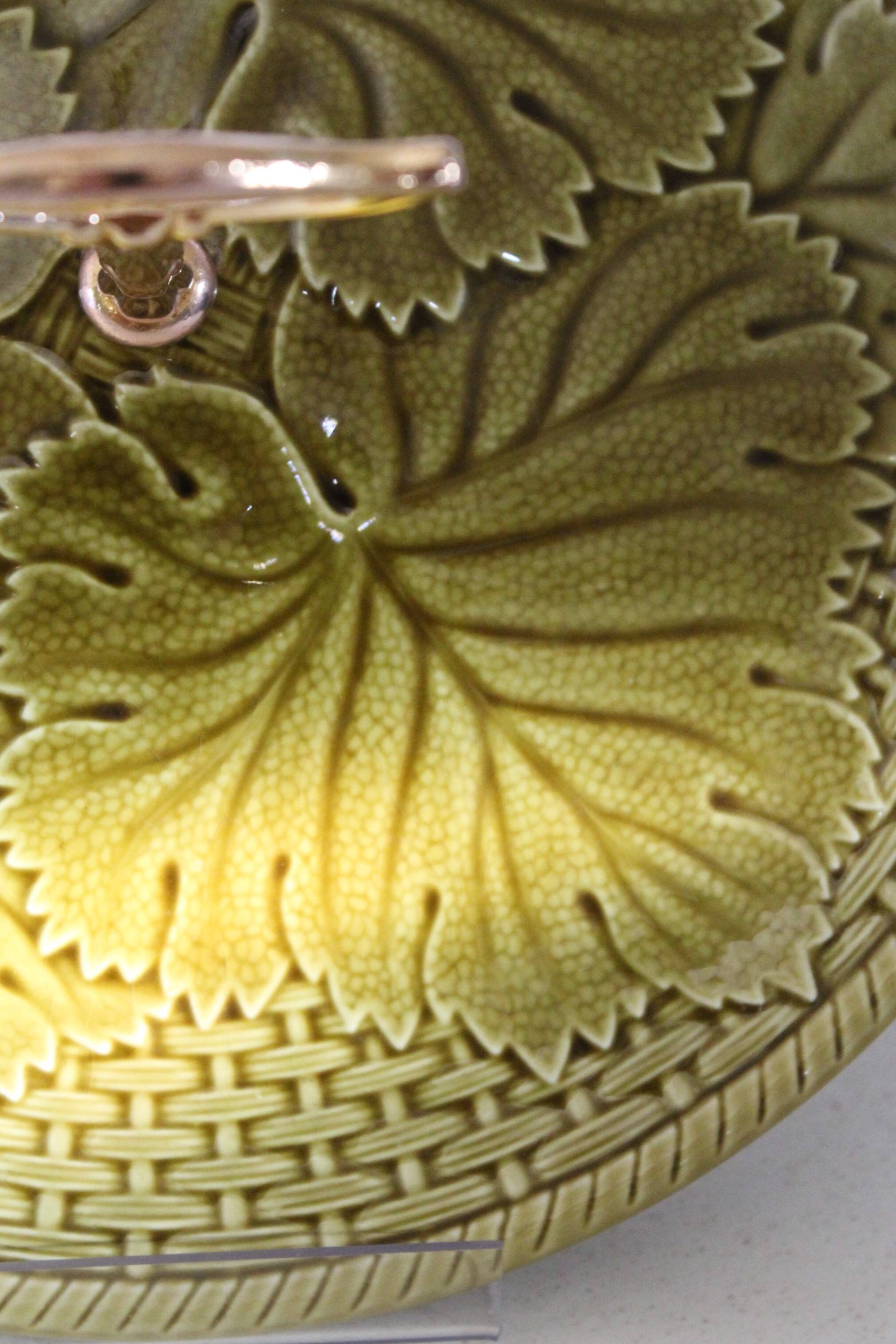 Gien serving and cheese dish from the 70s