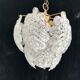 Lustre Mazzega en feuille ice frost