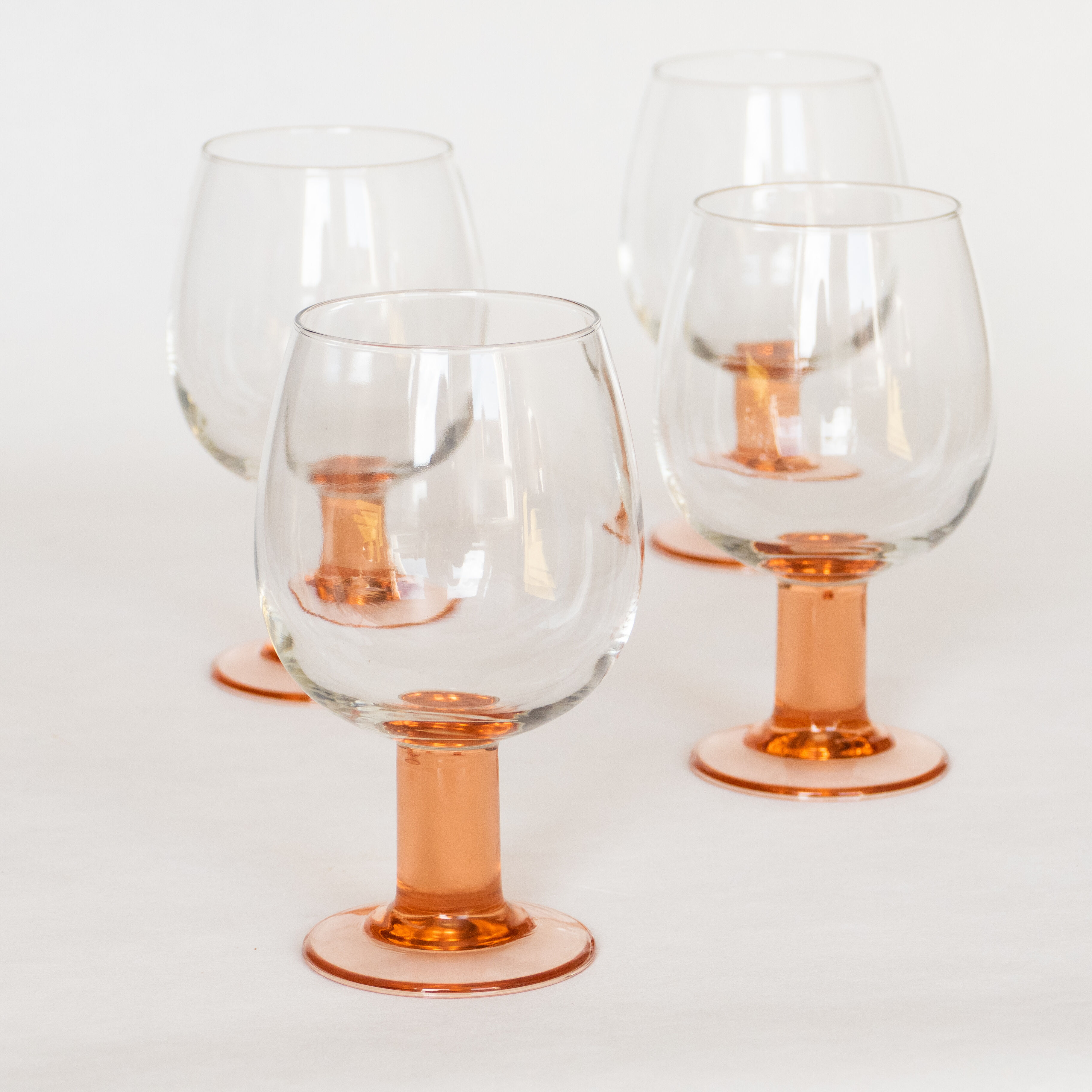 4 large Luminarc glasses France "Scandia" 1980