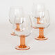 4 large Luminarc glasses France "Scandia" 1980