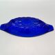 6 vintage LUMINARC France cobalt blue ice cream cups, "gourmet" model