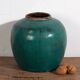Vase rond vert ancien (c.1820) #28