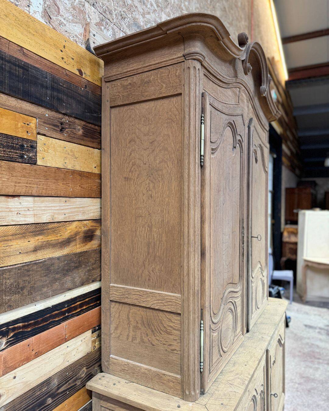 Antique sandblasted dresser