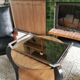 Art deco rectangular mirror tray