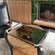 Art deco rectangular mirror tray