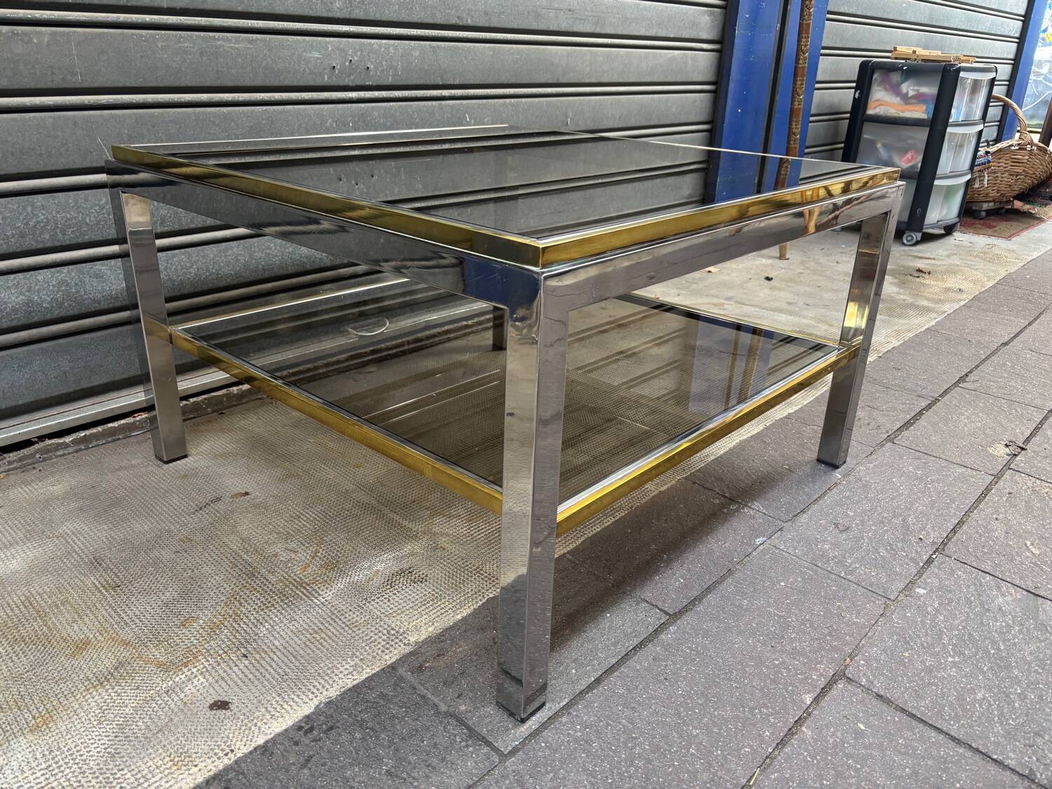 Square coffee table from the 70s