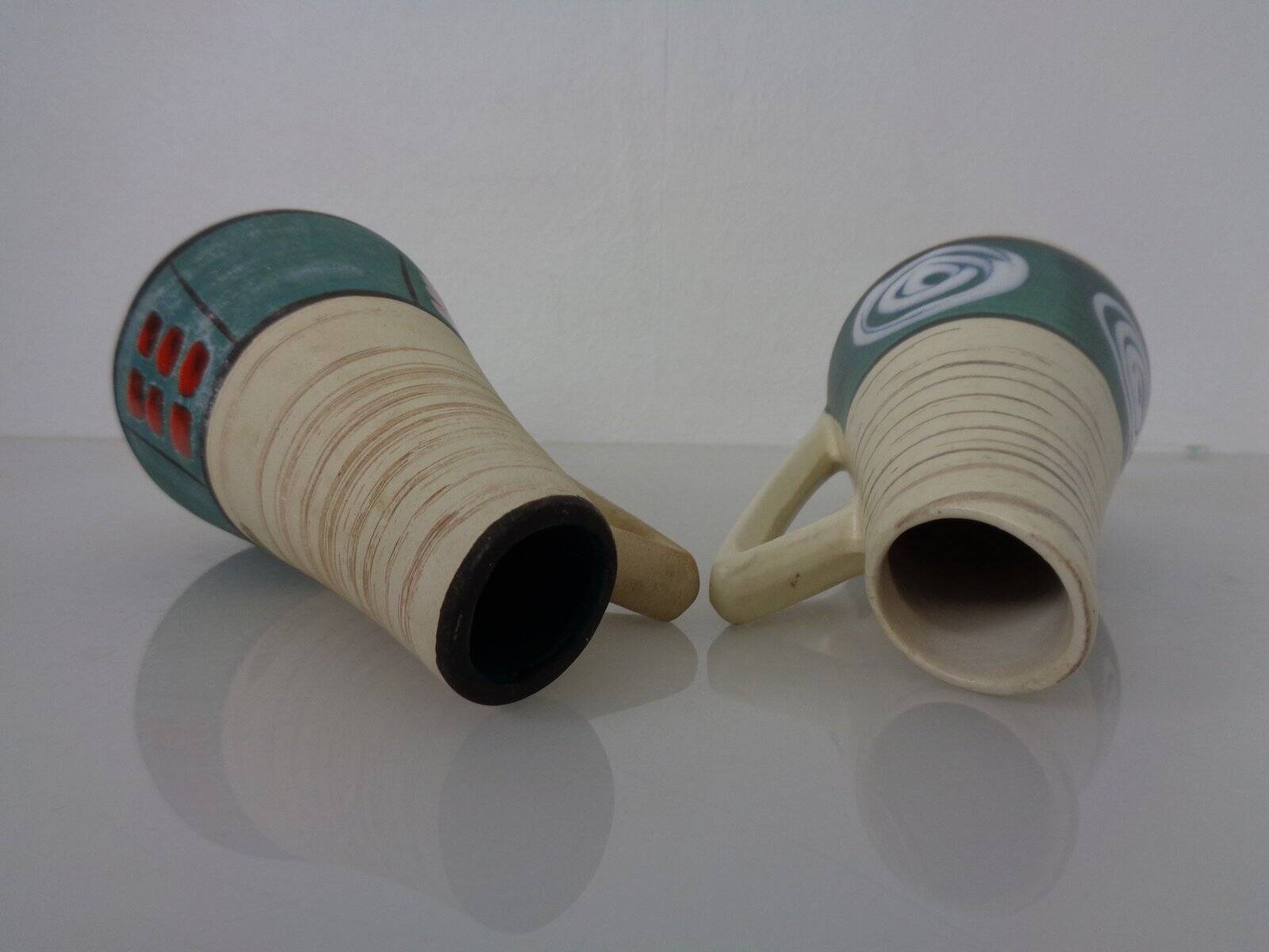 Ceramic vases by Heinz Siery for Scheurich, 1958, set of 2.