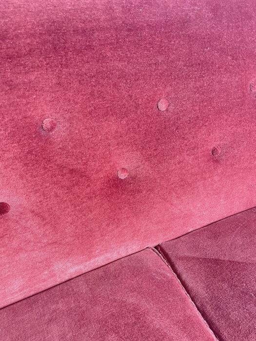 Mid-century modern three-seater velvet sofa, Swedish 1950s–1960s