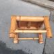 Set of two bamboo plant holders