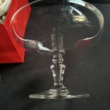 Baccarat Vence footed cup stamped in box