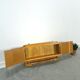 Porte serviette d’armoire de cuisine murale en bois vintage