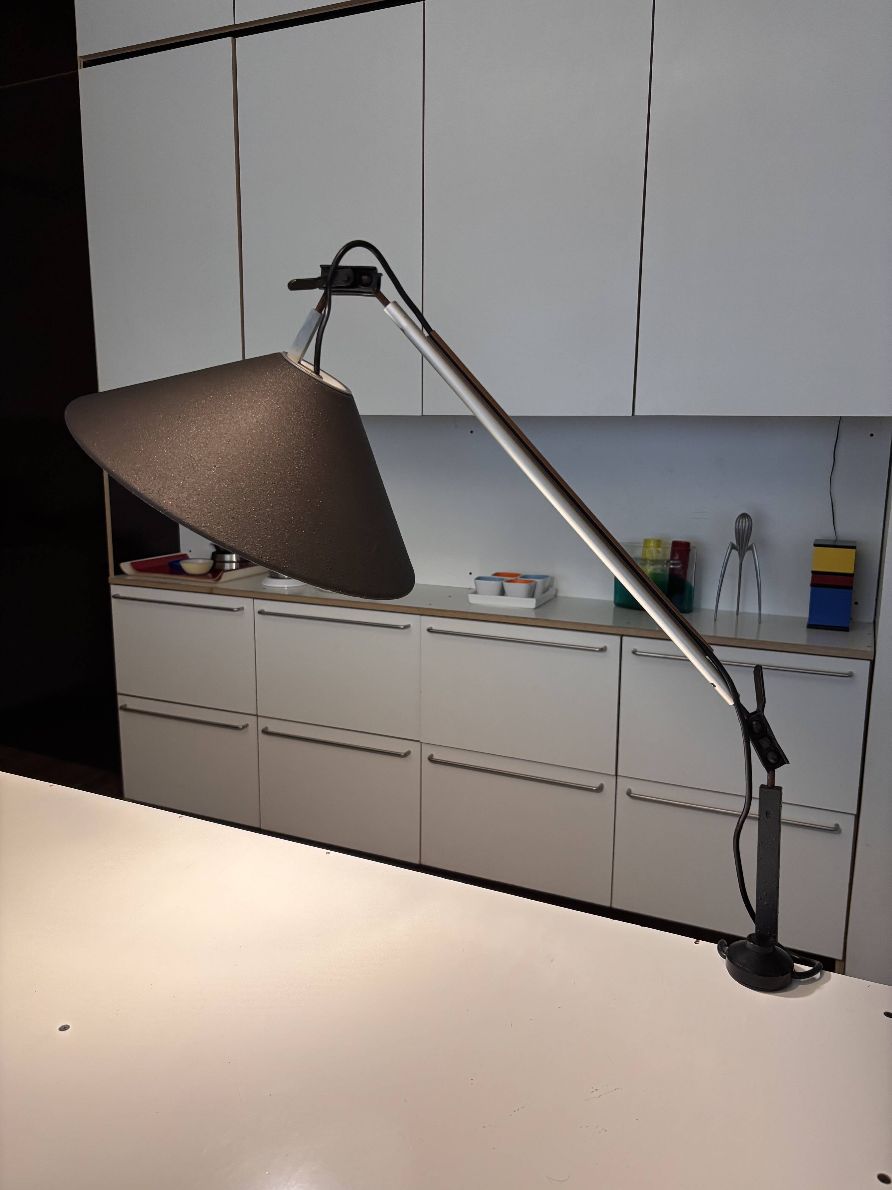 Clamp Lamp Aggregato Enzo Mari and Giancarlo Fassina for Artemide 1974
