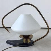 1950s opaline table lamp