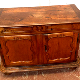 Louis XIV style sideboard in solid walnut