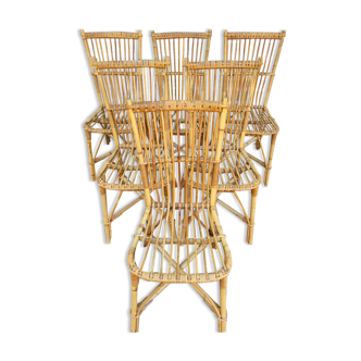 Chaises rotin