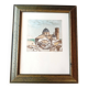 Altea in Spain, View of the Church, Etching