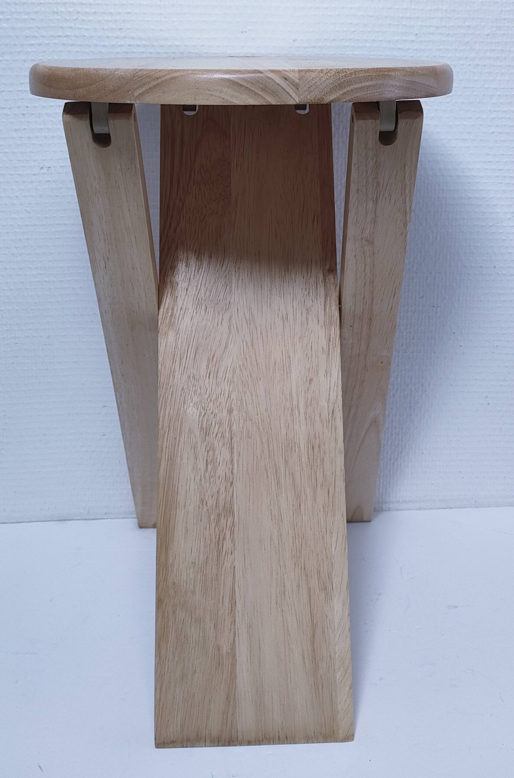 "Suzy" stool by Adrian Reed solid beech 80s