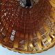 Vintage rattan hanging lamp