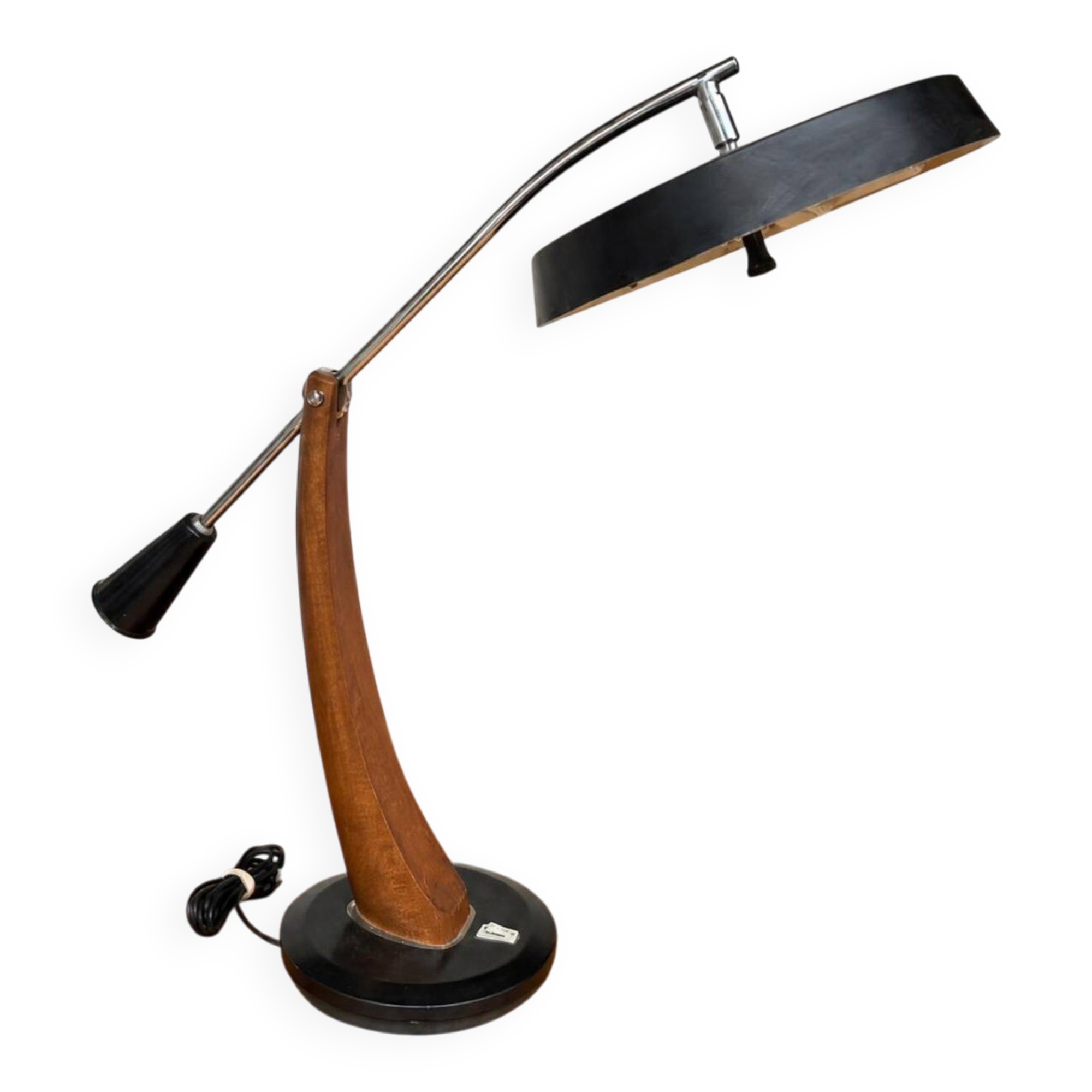 President Pendulum Desk Lamp for Fase, Spain, 1960