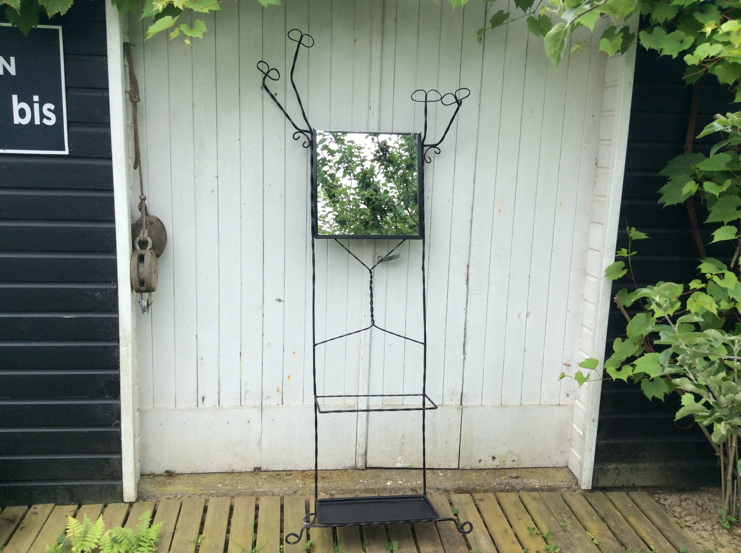 Wrought iron entrance hall