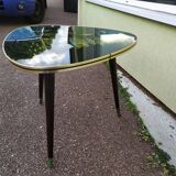 Coffee table formica vintage chinese tripod décor