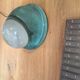 Applique Holophane verre prismatique & cuivre  1940