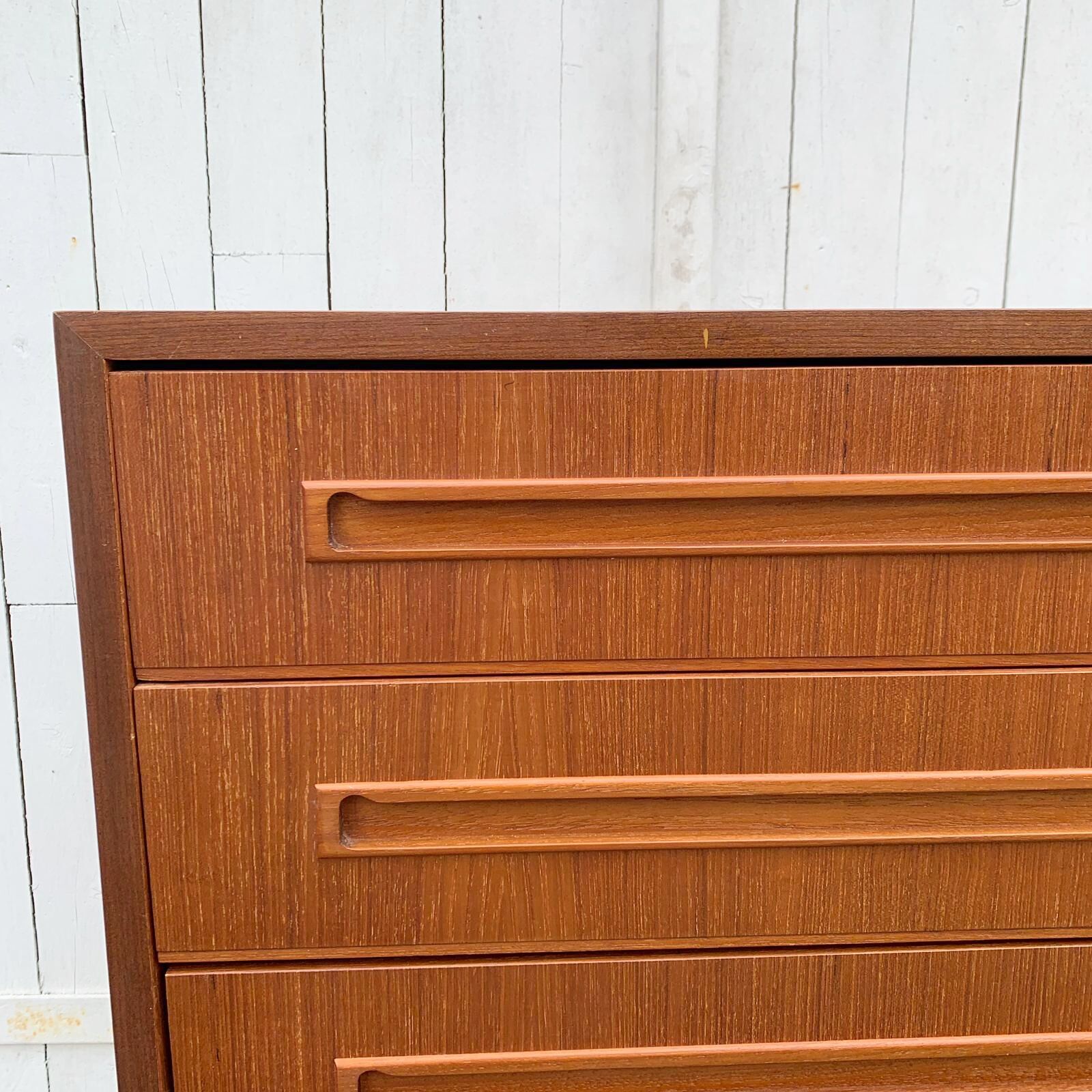 Scandinavian teak chiffonnier of the years 60