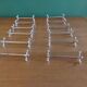 12 Christofle silver metal knife doors, pearl model