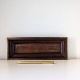 Porte-stylo en bois et laiton