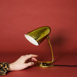 Brass lamp, with switch cover. circa 1950 - France