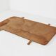 Vintage leather gym mat with nice patina, Belgium, 1930s