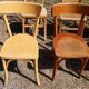 Ensemble de 10 chaises bistrot dépareillées années 1950-70 vintage